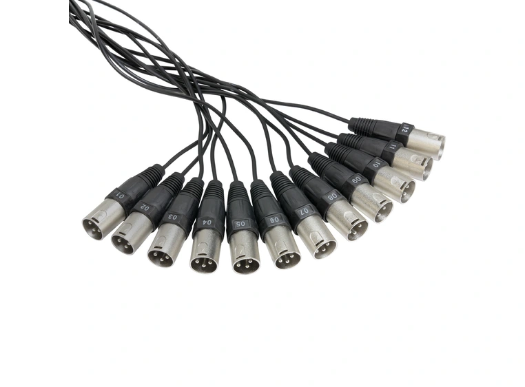 Stageboks 12/0, Metalboks med håndtak, 10m 